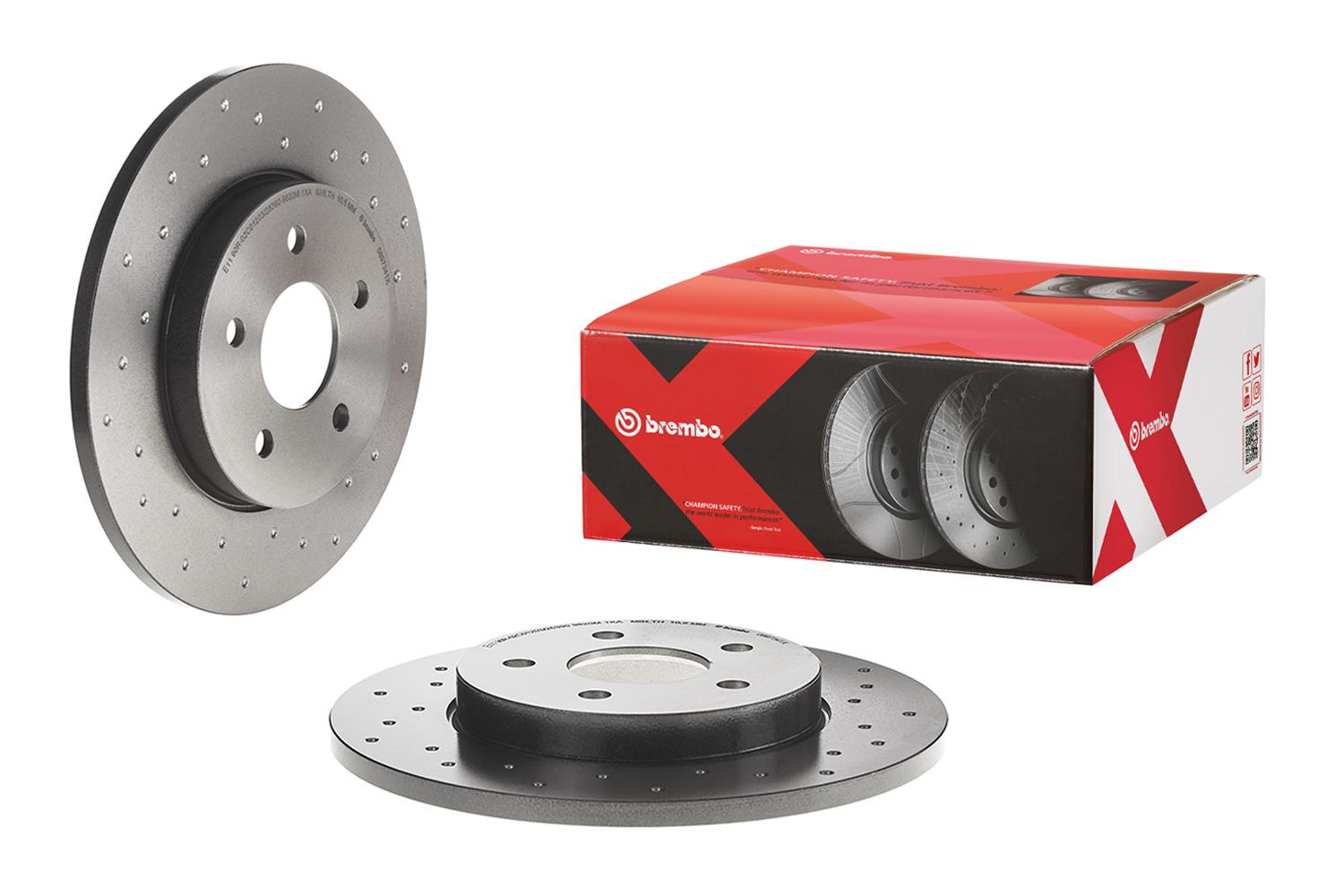 Brembo Disc Brake Pad and Rotor Kits KTX4064