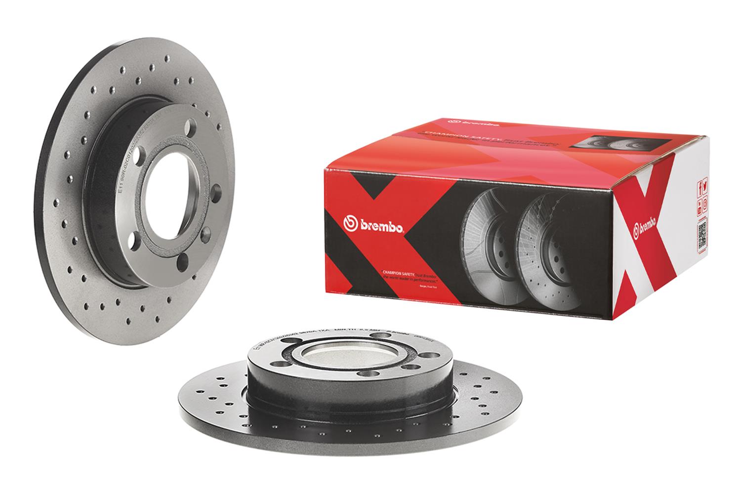 Brembo Disc Brake Pad and Rotor Kits KTX4076