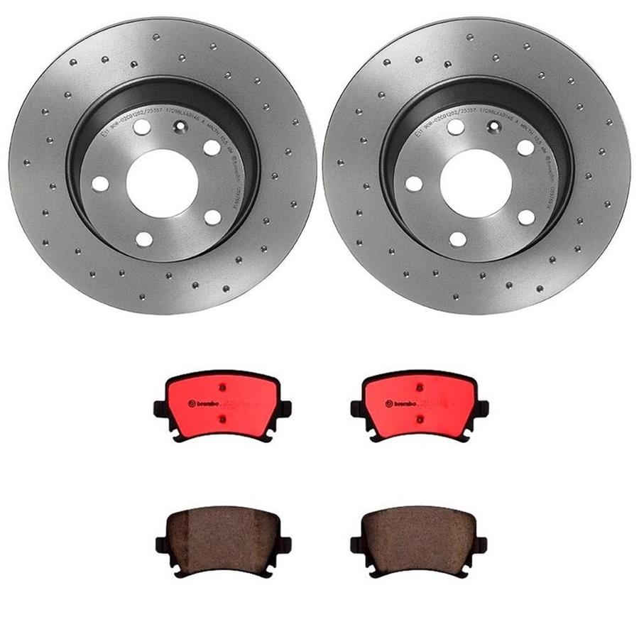 Brembo Disc Brake Pad and Rotor Kits KTX0097