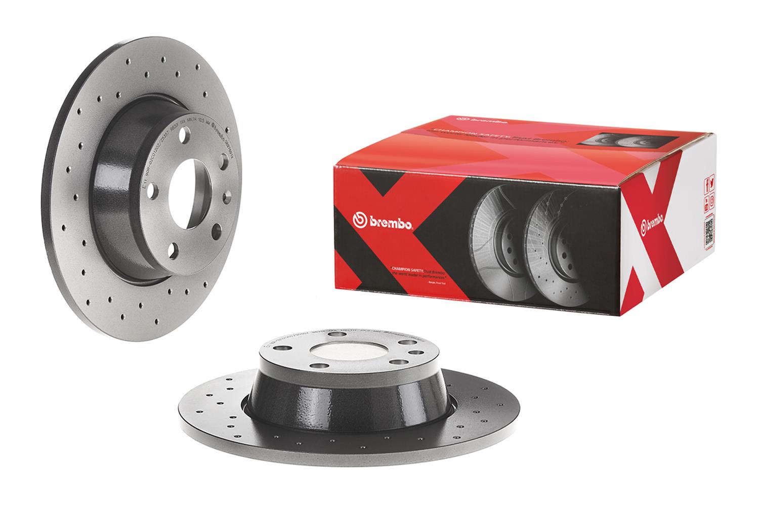 Brembo Disc Brake Pad and Rotor Kits KTX4060