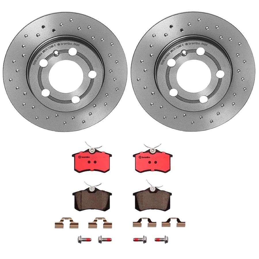 Brembo Disc Brake Pad and Rotor Kits KTX0099
