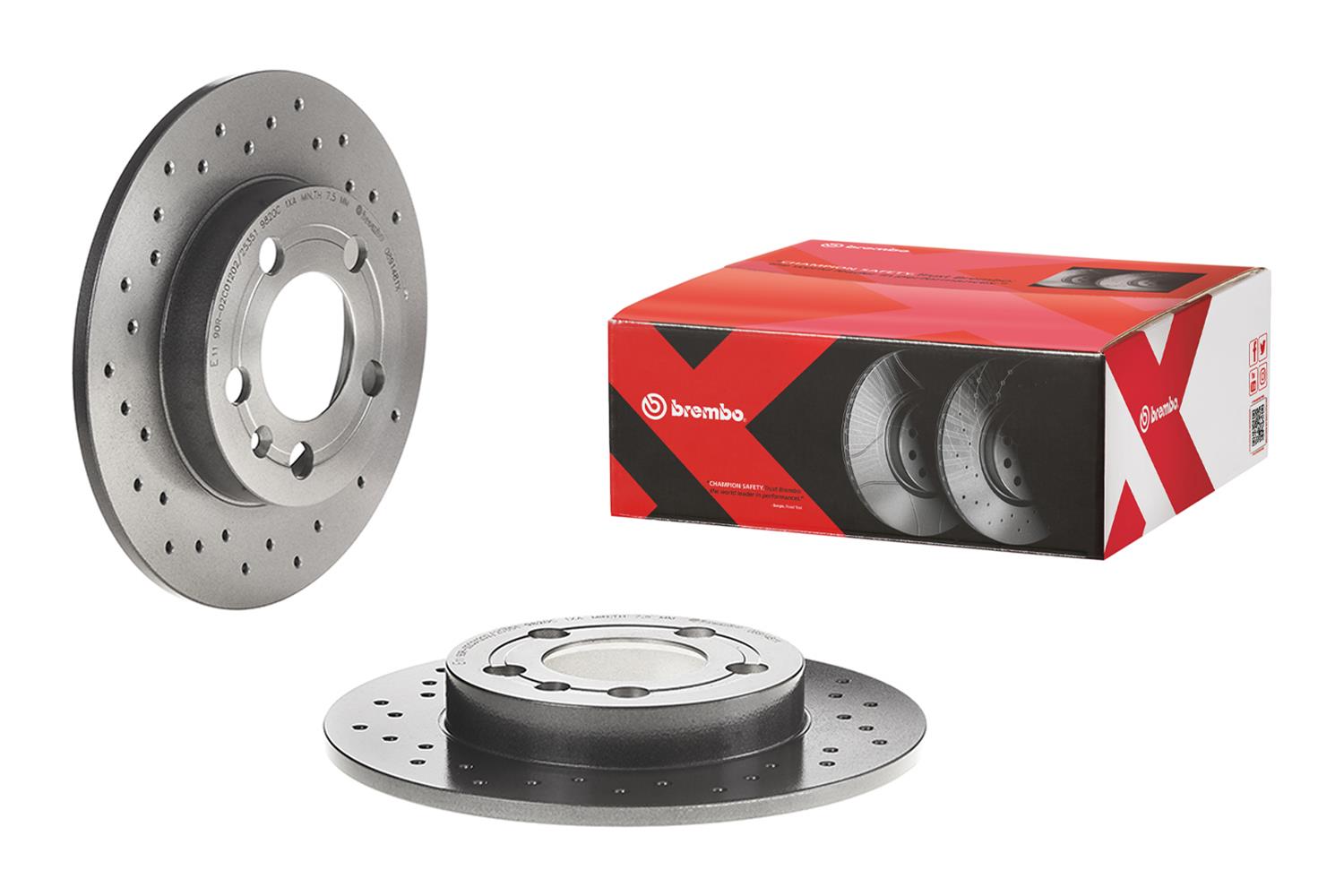 Brembo Disc Brake Pad and Rotor Kits KTX4056