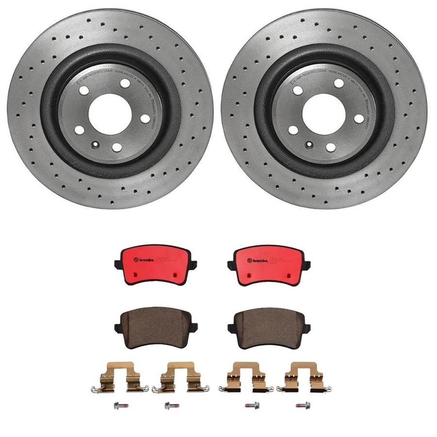 Brembo Disc Brake Pad and Rotor Kits KTX0100