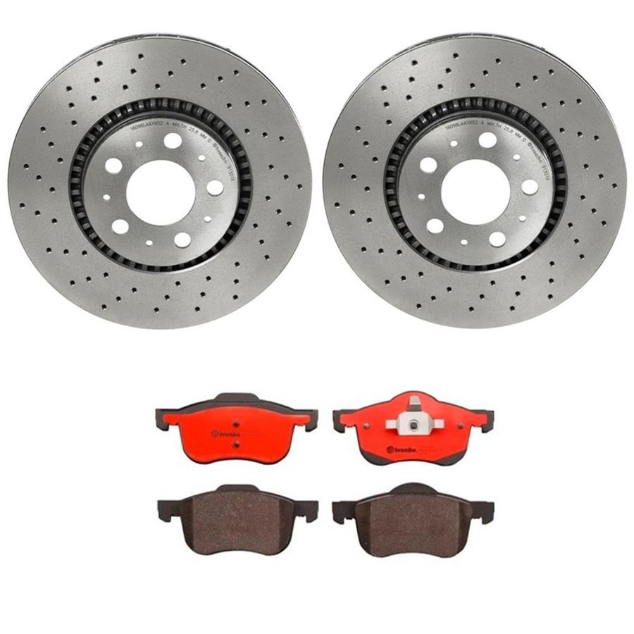 Brembo Disc Brake Pad and Rotor Kits KTX0101
