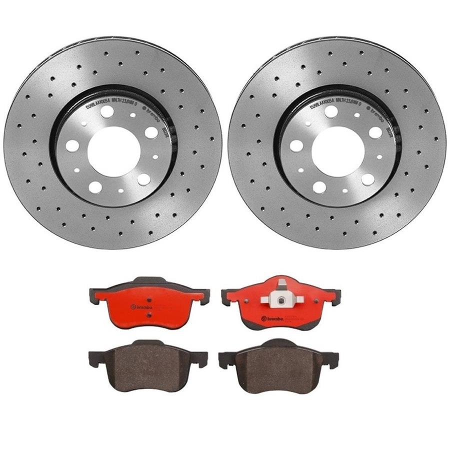 Brembo Disc Brake Pad and Rotor Kits KTX0102