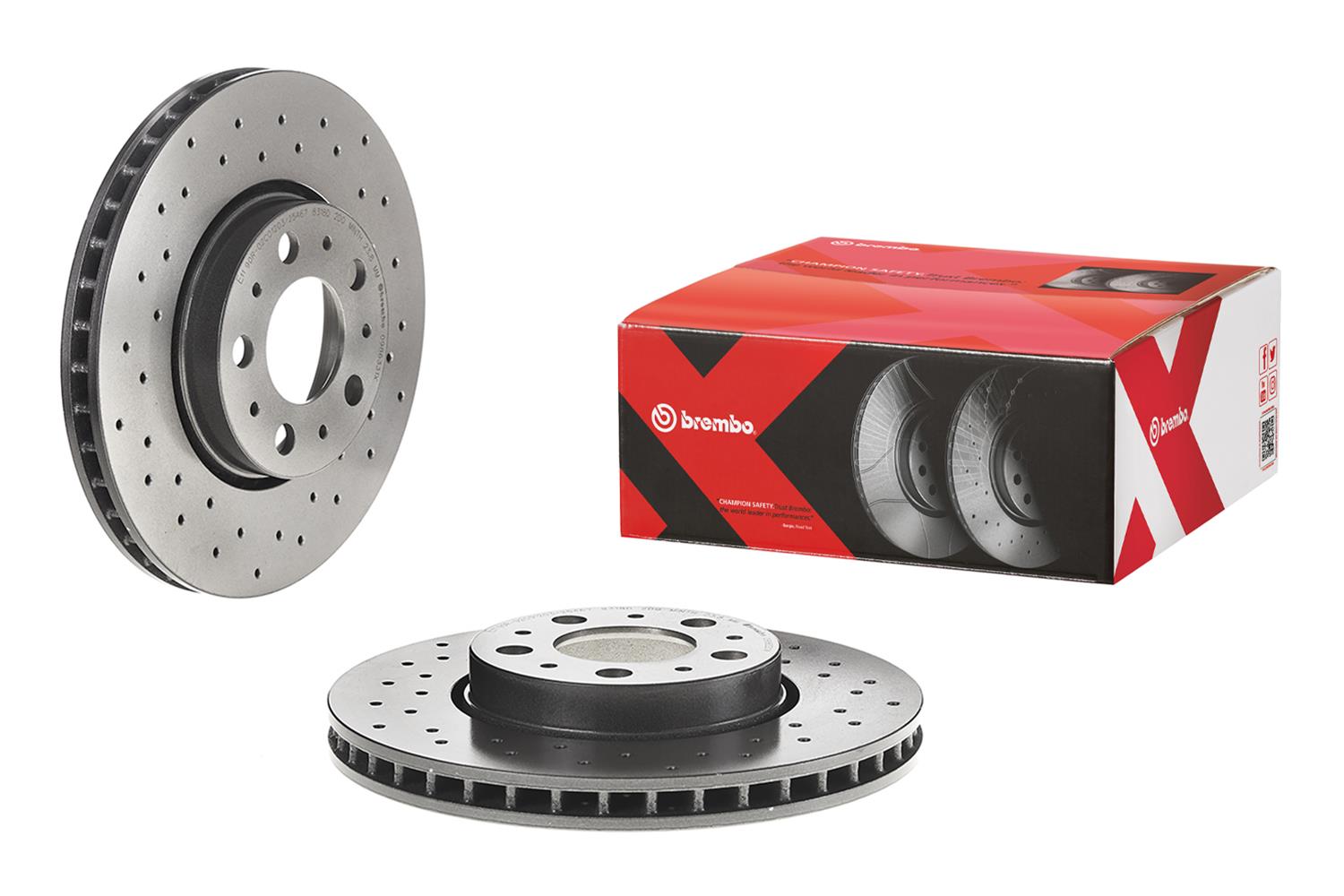 Brembo Disc Brake Pad and Rotor Kits KTX0102