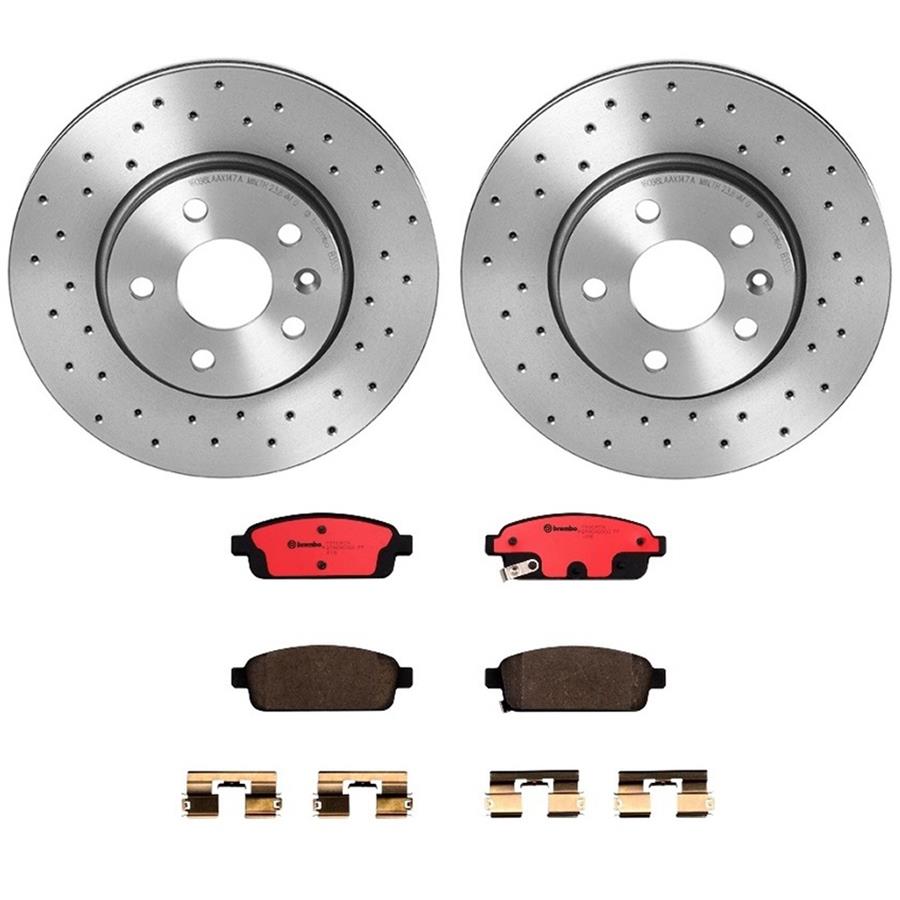 Brembo Disc Brake Pad and Rotor Kits KTX0108