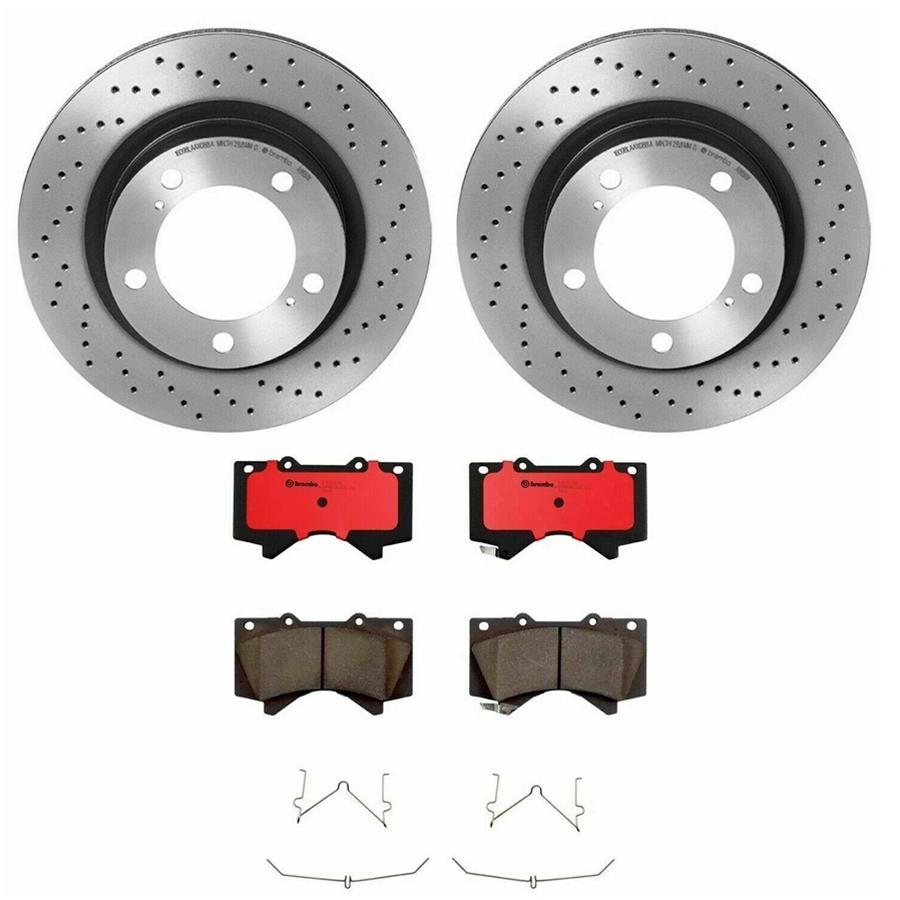 Brembo Disc Brake Pad and Rotor Kits KTX0110