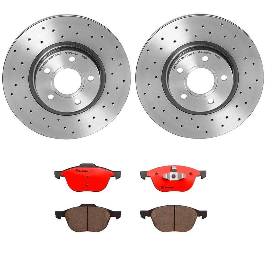 Brembo Disc Brake Pad and Rotor Kits KTX0111