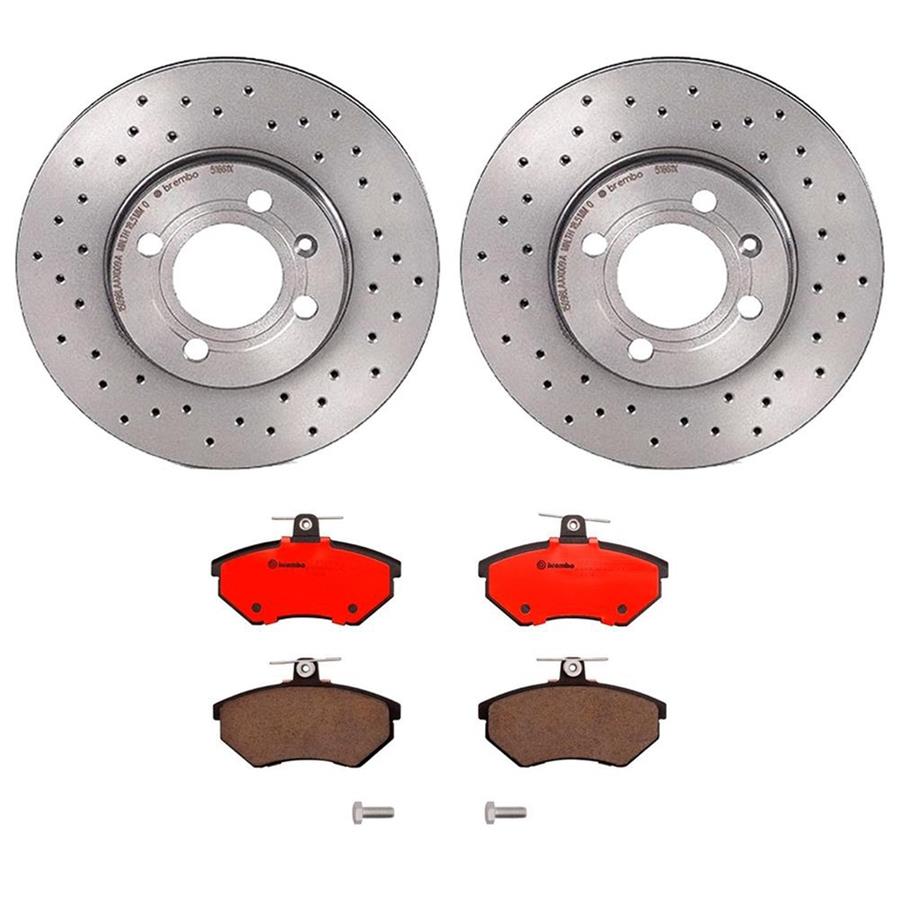Brembo Disc Brake Pad and Rotor Kits KTX0124