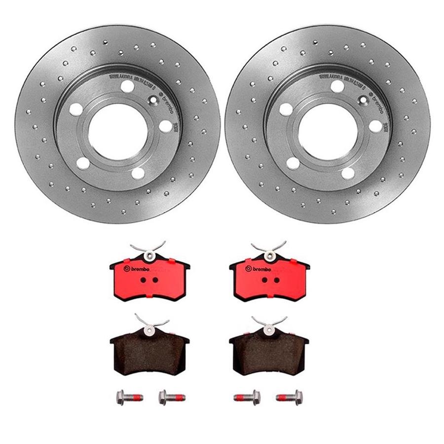 Brembo Disc Brake Pad and Rotor Kits KTX0130