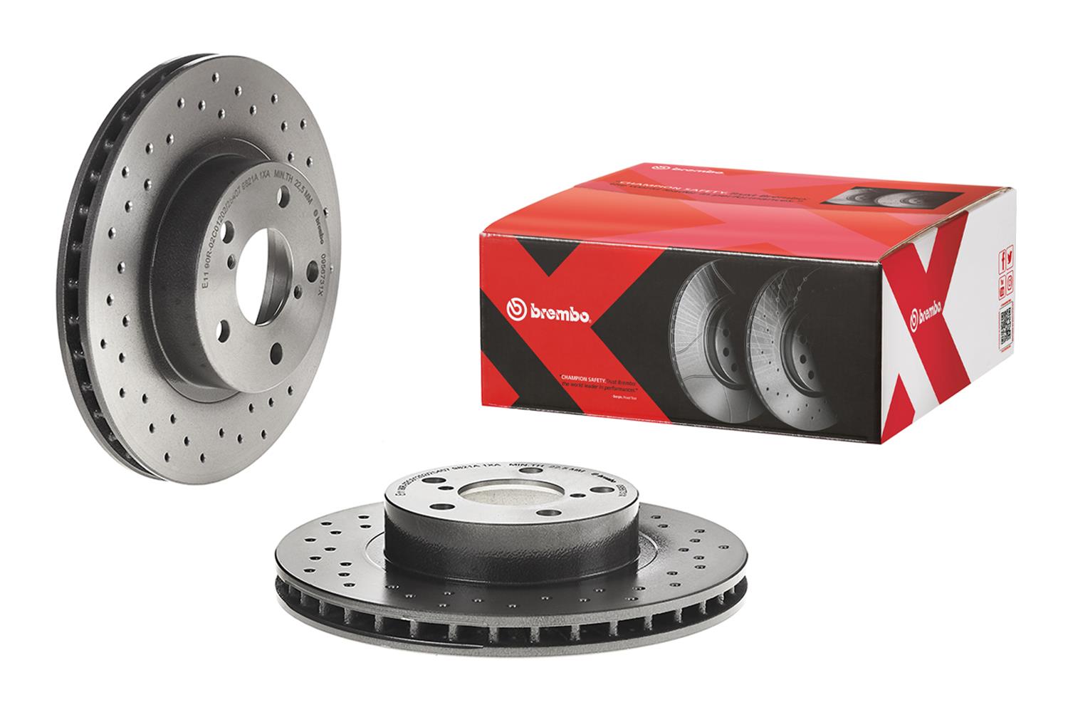Brembo Disc Brake Pad and Rotor Kits KTX0157