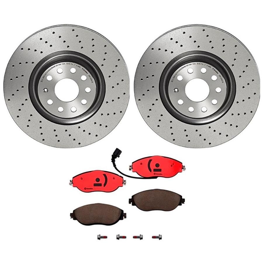 Brembo Disc Brake Pad and Rotor Kits KTX0138