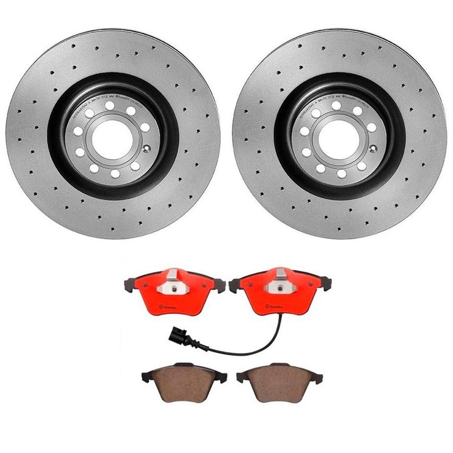 Brembo Disc Brake Pad and Rotor Kits KTX0140