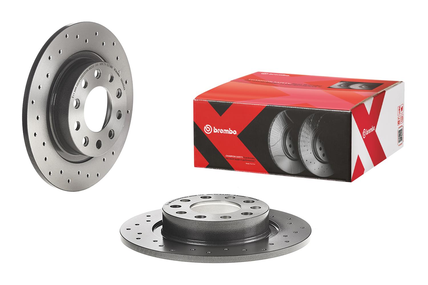 Brembo Disc Brake Pad and Rotor Kits KTX0141