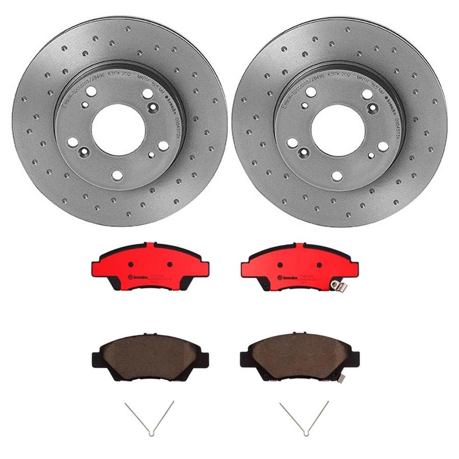 Brembo Disc Brake Pad and Rotor Kits KTX0143