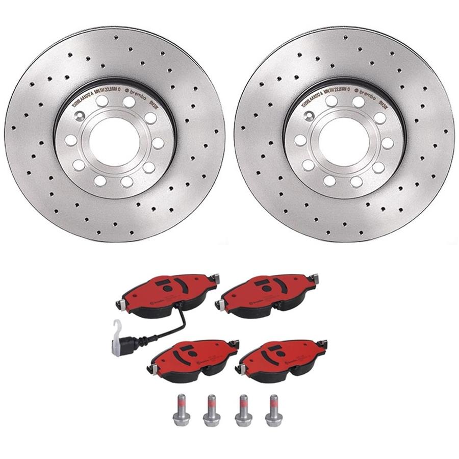 Brembo Disc Brake Pad and Rotor Kits KTX0145