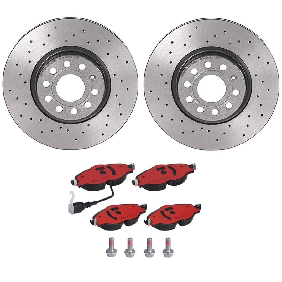 Brembo Disc Brake Pad and Rotor Kits KTX0146