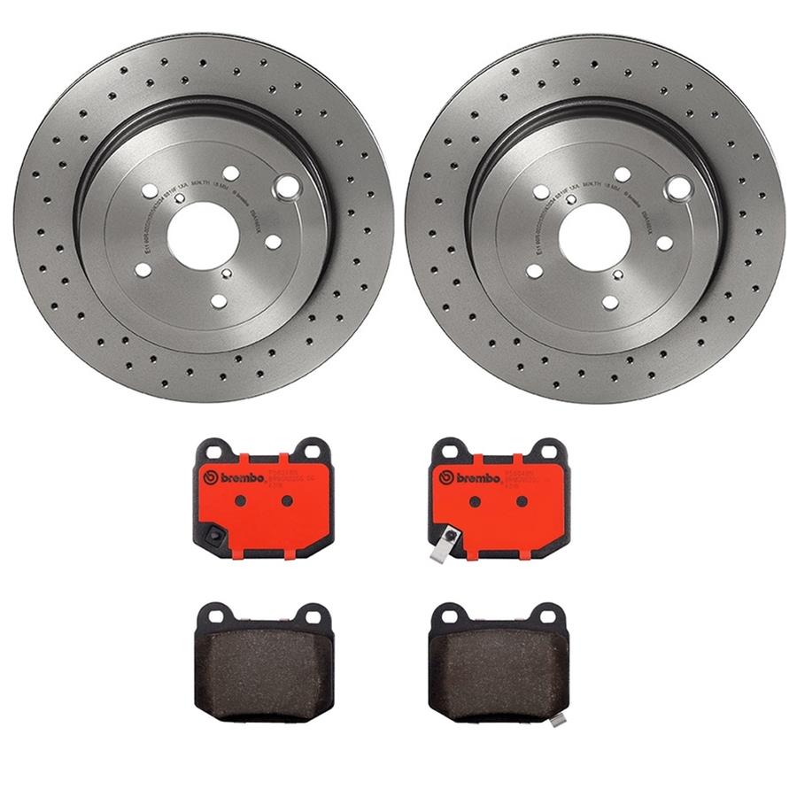Brembo Disc Brake Pad and Rotor Kits KTX0148