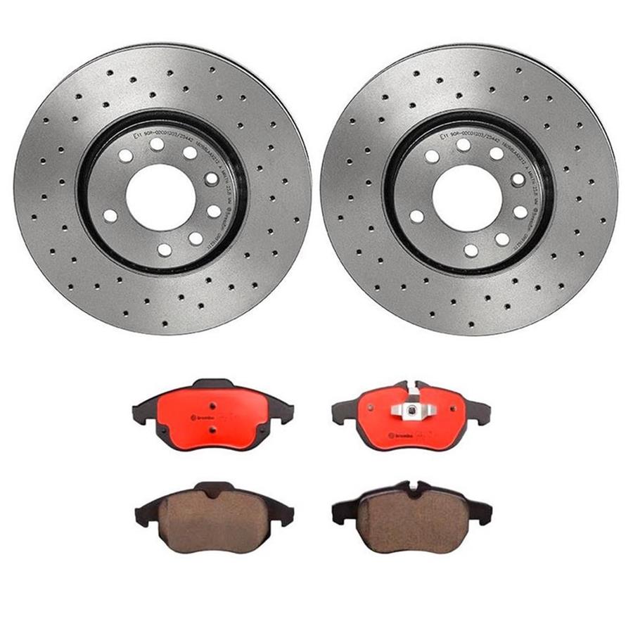 Brembo Disc Brake Pad and Rotor Kits KTX0149