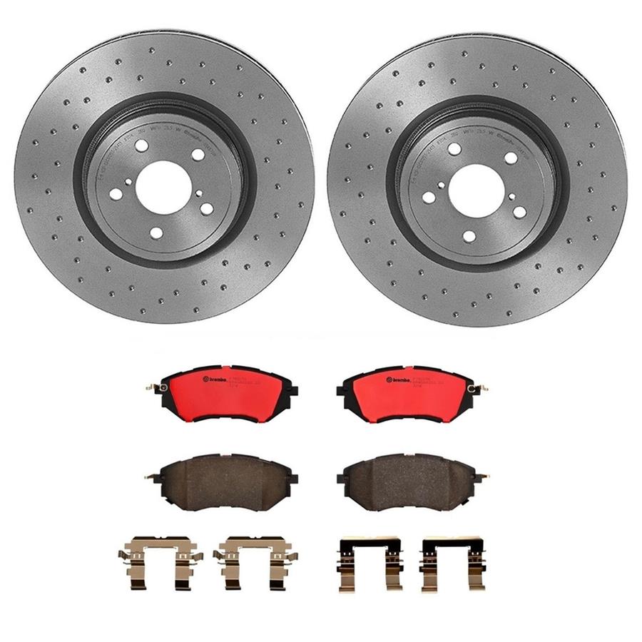 Brembo Disc Brake Pad and Rotor Kits KTX0150