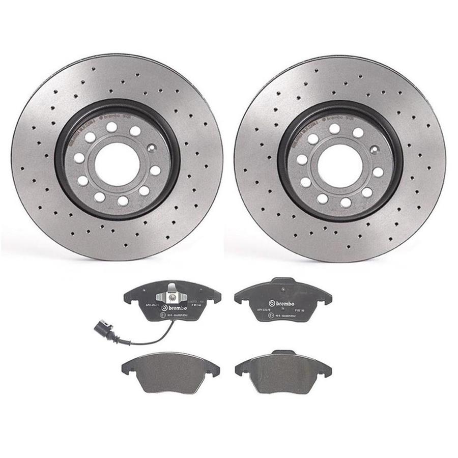 Brembo Disc Brake Pad and Rotor Kits KTX0151