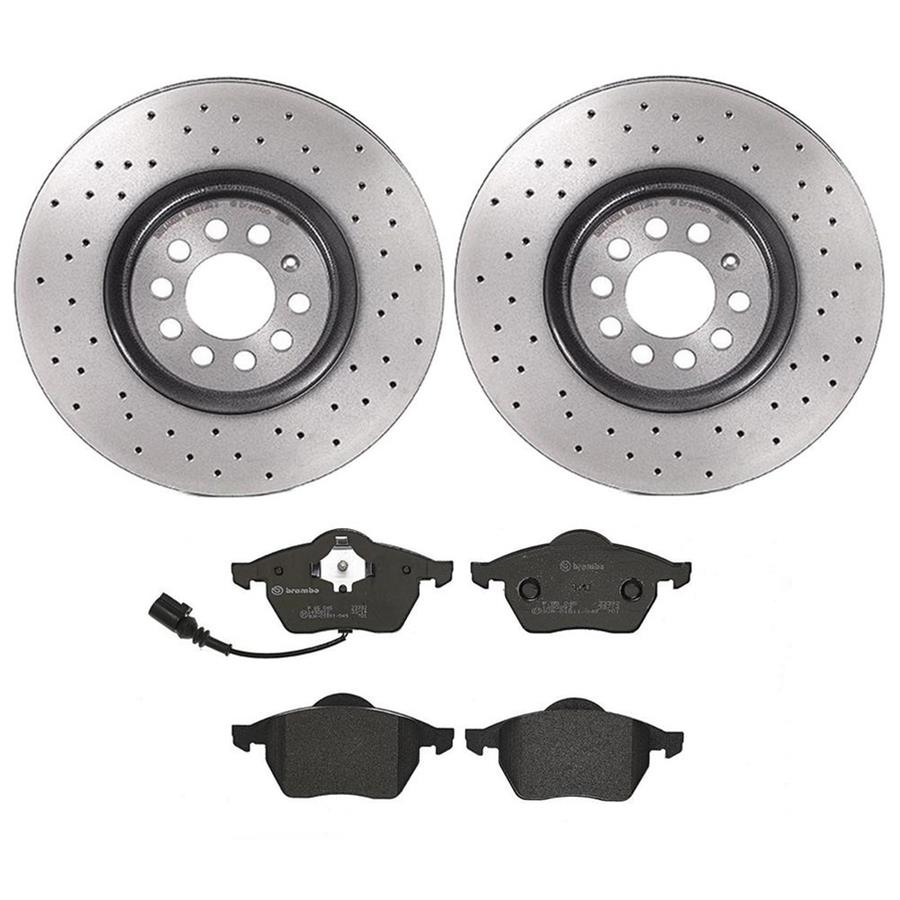 Brembo Disc Brake Pad and Rotor Kits KTX0153