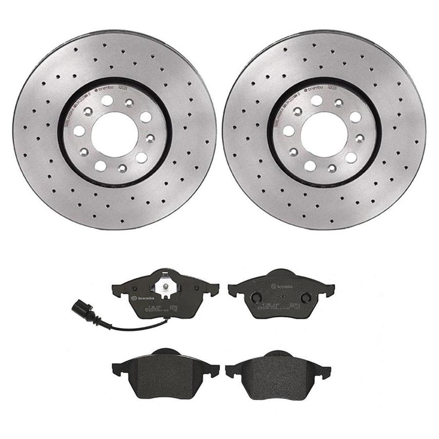 Brembo Disc Brake Pad and Rotor Kits KTX0154