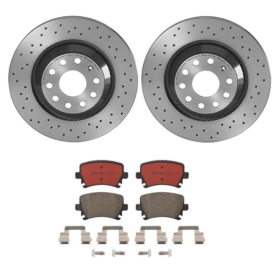 Brembo Disc Brake Pad and Rotor Kits KTX0155