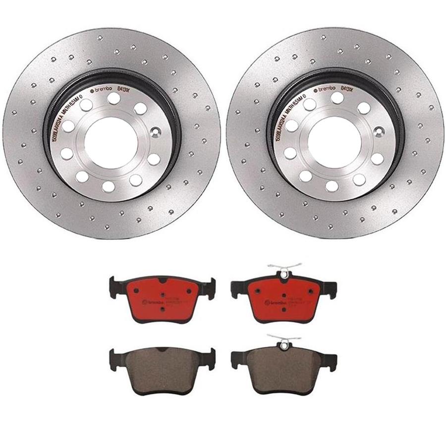 Brembo Disc Brake Pad and Rotor Kits KTX0159