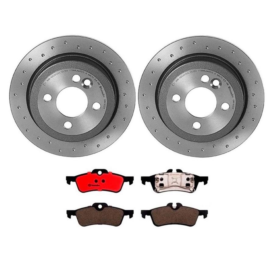 Brembo Disc Brake Pad and Rotor Kits KTX0160