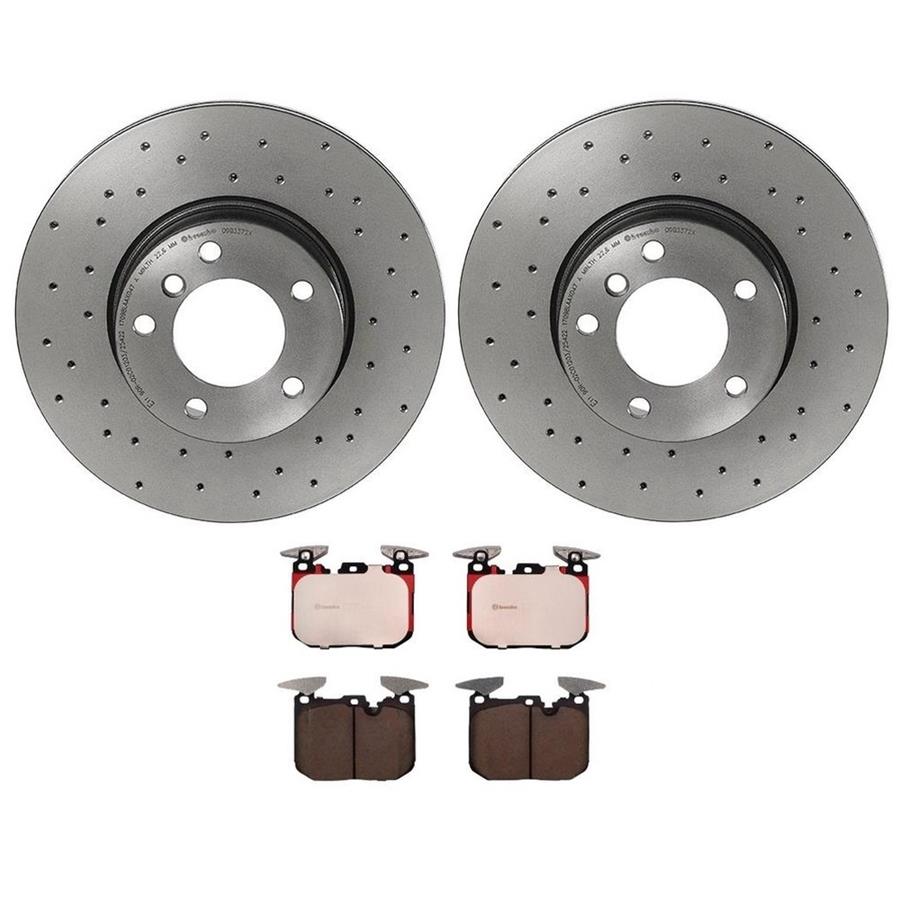 Brembo Disc Brake Pad and Rotor Kits KTX0161