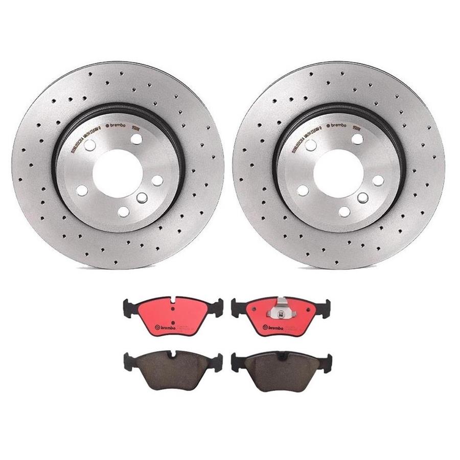 Brembo Disc Brake Pad and Rotor Kits KTX0163