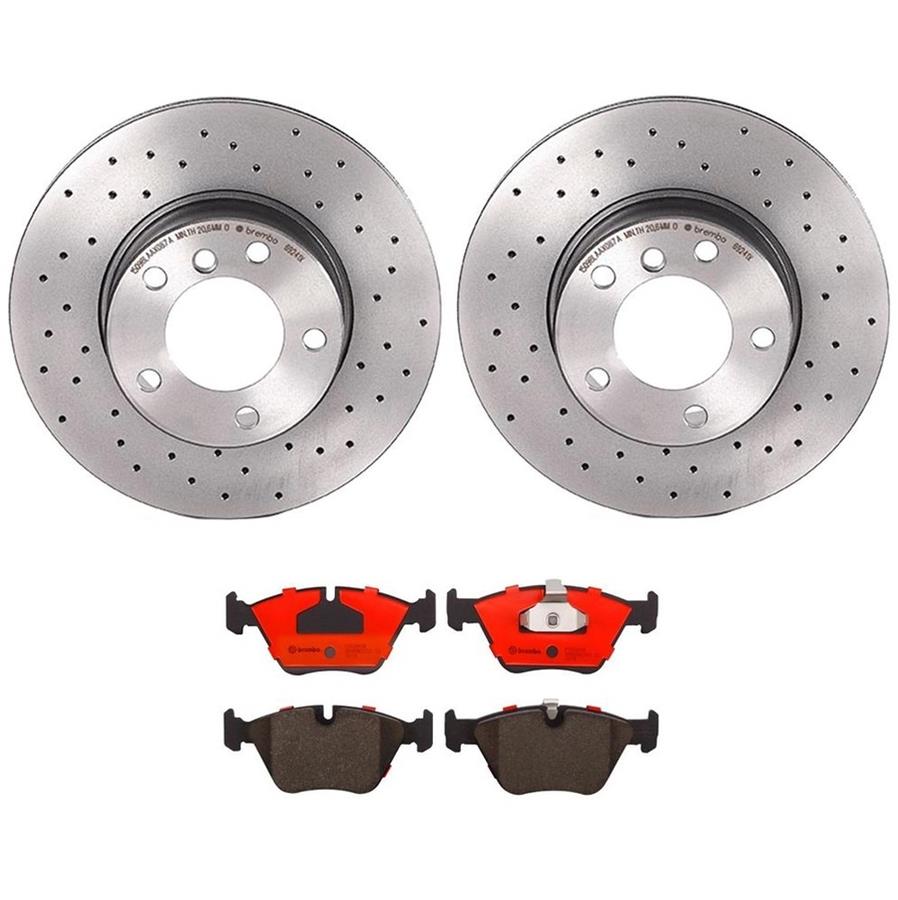 Brembo Disc Brake Pad and Rotor Kits KTX0169