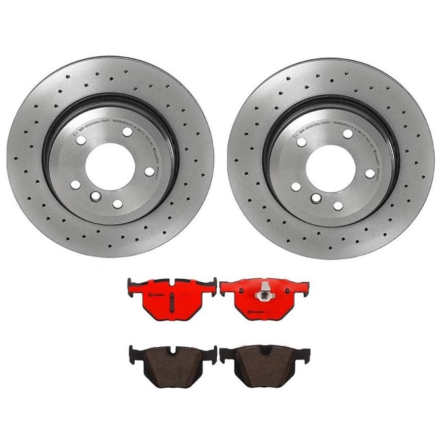 Brembo Disc Brake Pad and Rotor Kits KTX0171