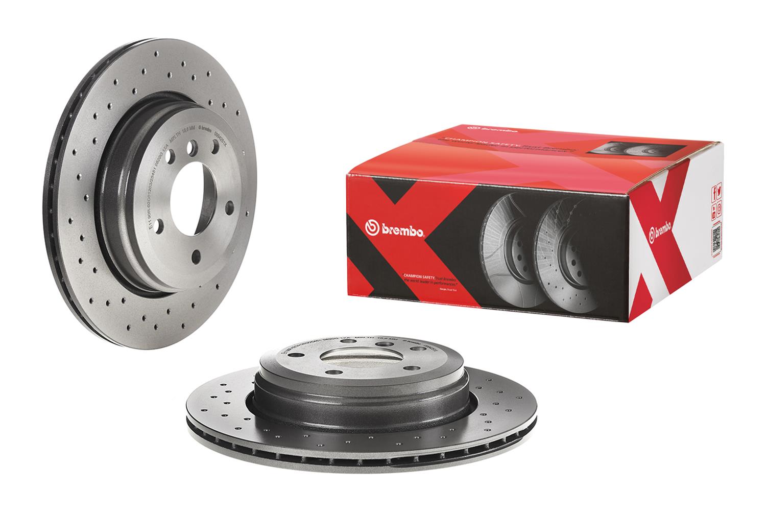 Brembo Disc Brake Pad and Rotor Kits KTX4095