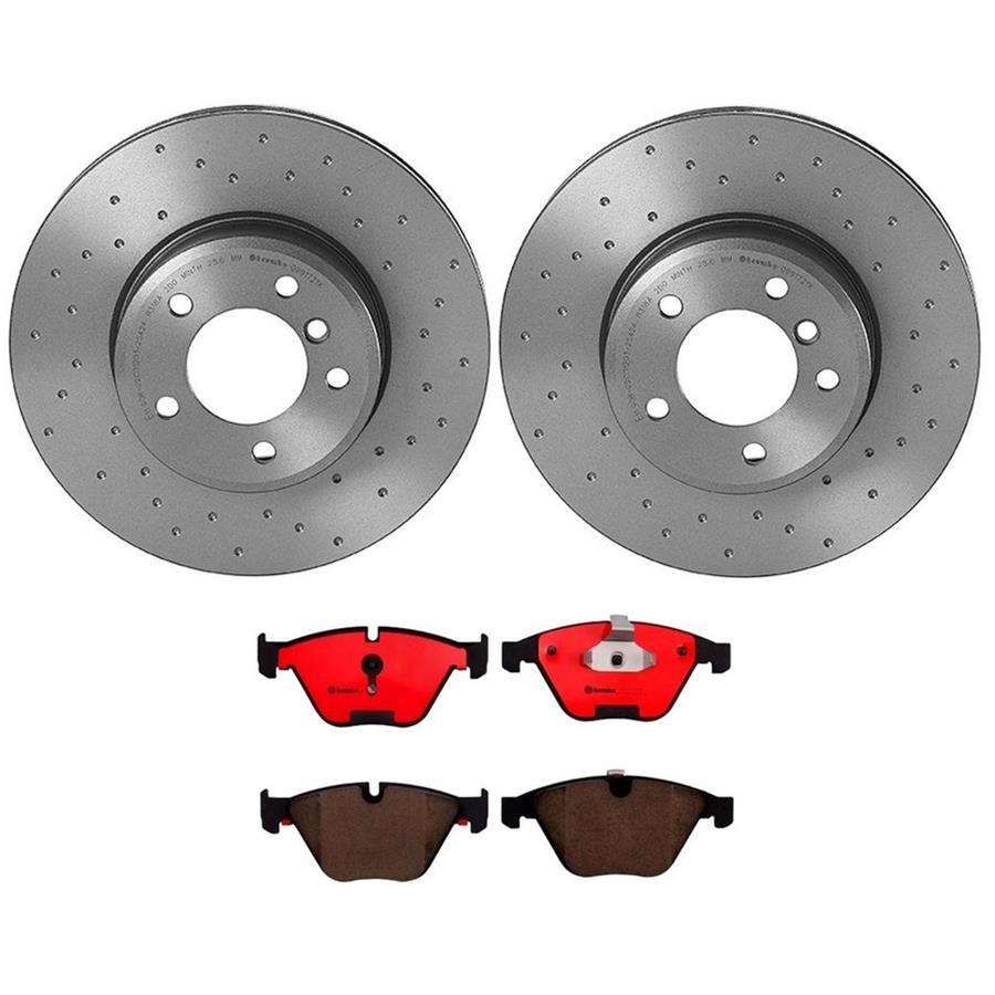 Brembo Disc Brake Pad and Rotor Kits KTX0177