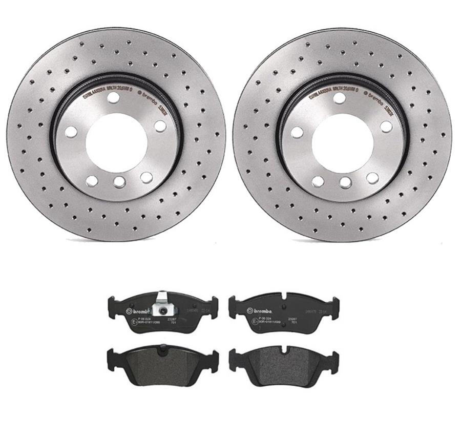 Brembo Disc Brake Pad and Rotor Kits KTX4000