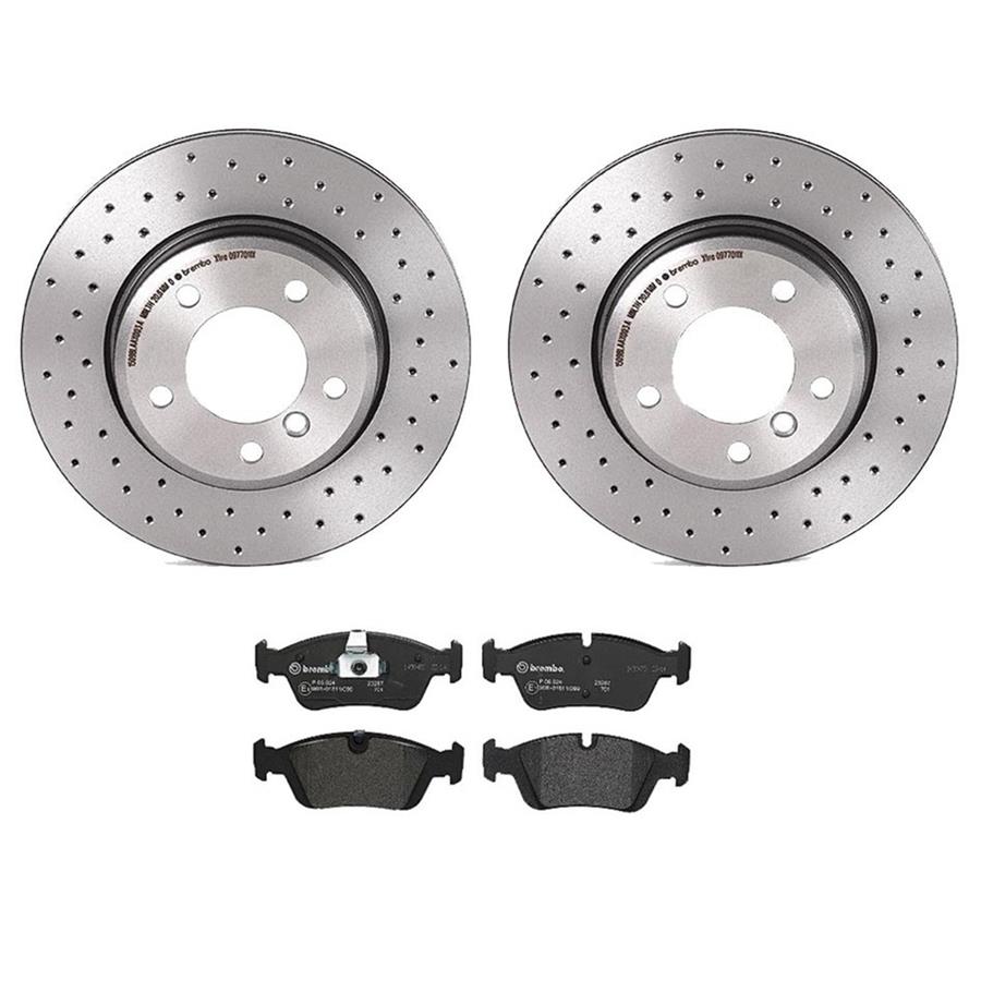 Brembo Disc Brake Pad and Rotor Kits KTX4002