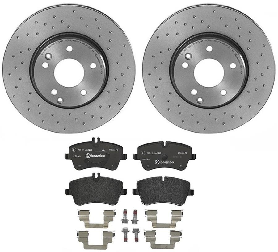 Brembo Disc Brake Pad and Rotor Kits KTX4004
