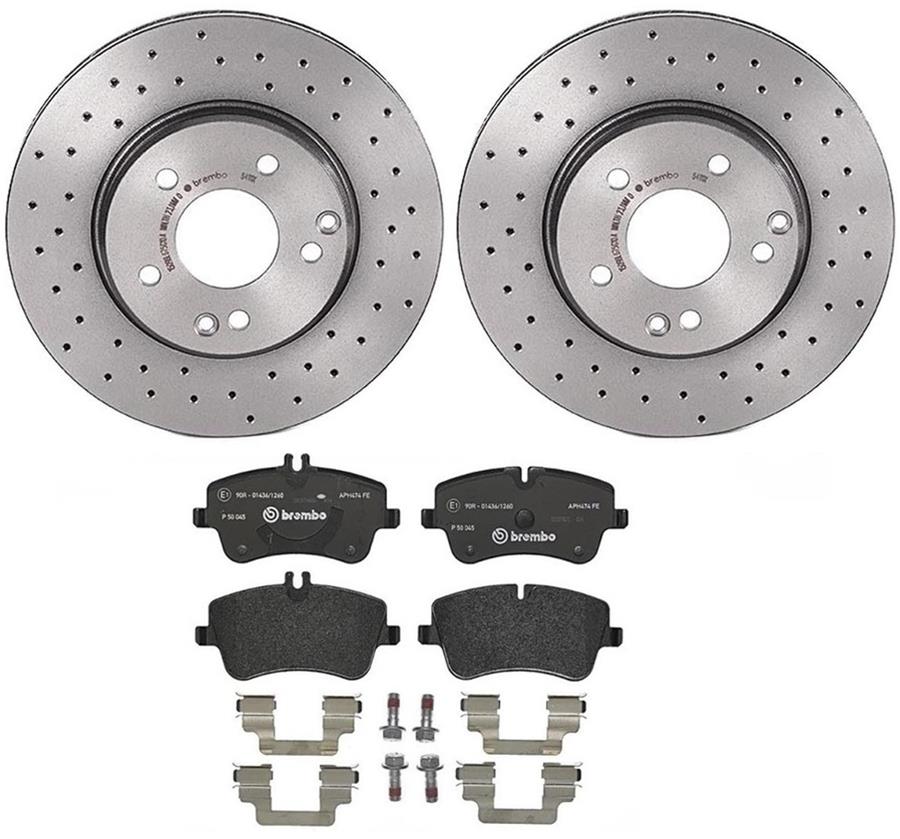 Brembo Disc Brake Pad and Rotor Kits KTX4005