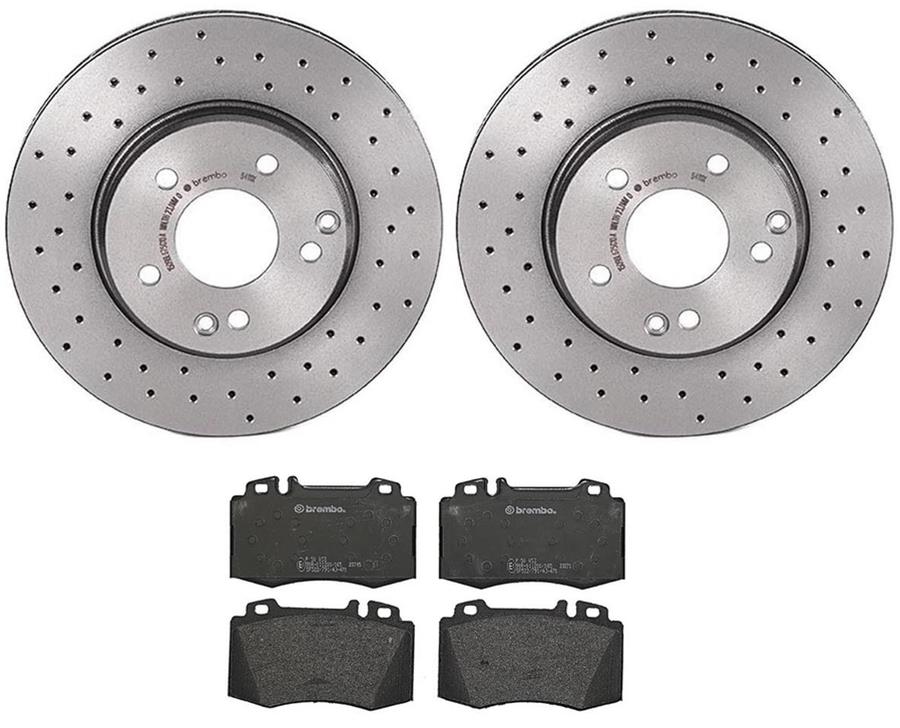 Brembo Disc Brake Pad and Rotor Kits KTX4006