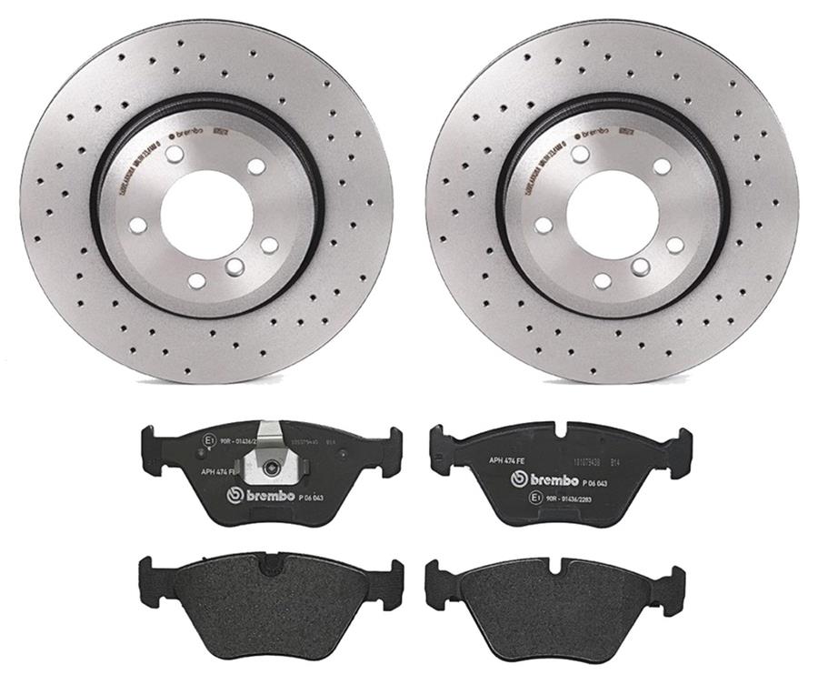 Brembo Disc Brake Pad and Rotor Kits KTX4010
