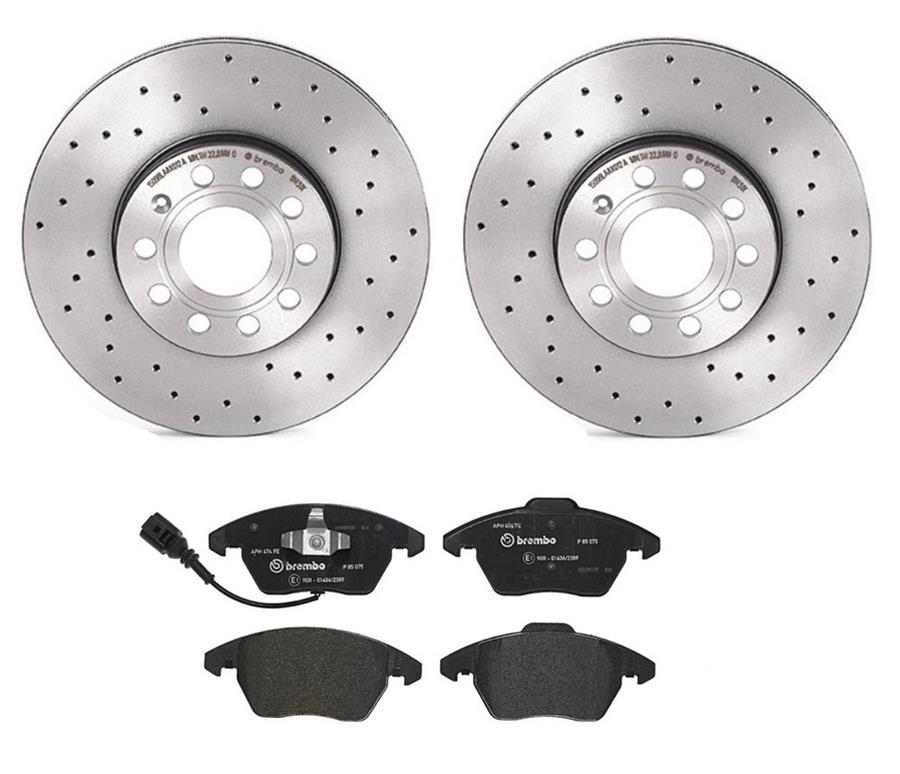 Brembo Disc Brake Pad and Rotor Kits KTX4011