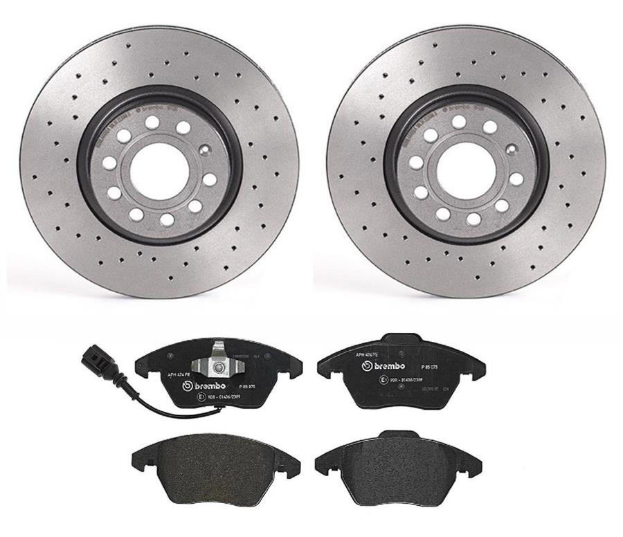 Brembo Disc Brake Pad and Rotor Kits KTX4012