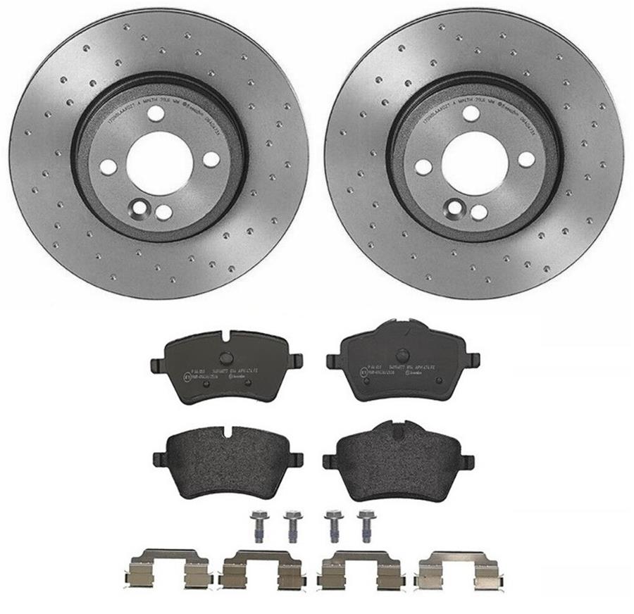Brembo Disc Brake Pad and Rotor Kits KTX4014