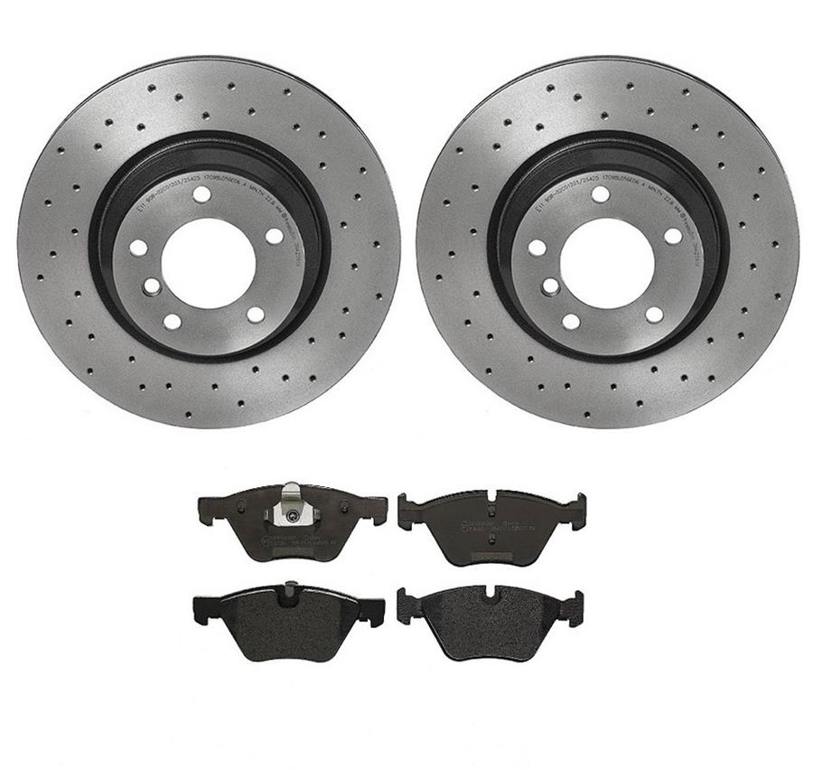 Brembo Disc Brake Pad and Rotor Kits KTX4015
