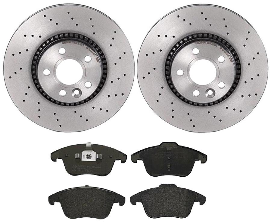 Brembo Disc Brake Pad and Rotor Kits KTX4016