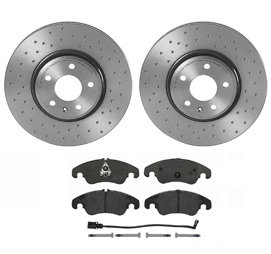 Brembo Disc Brake Pad and Rotor Kits KTX4019
