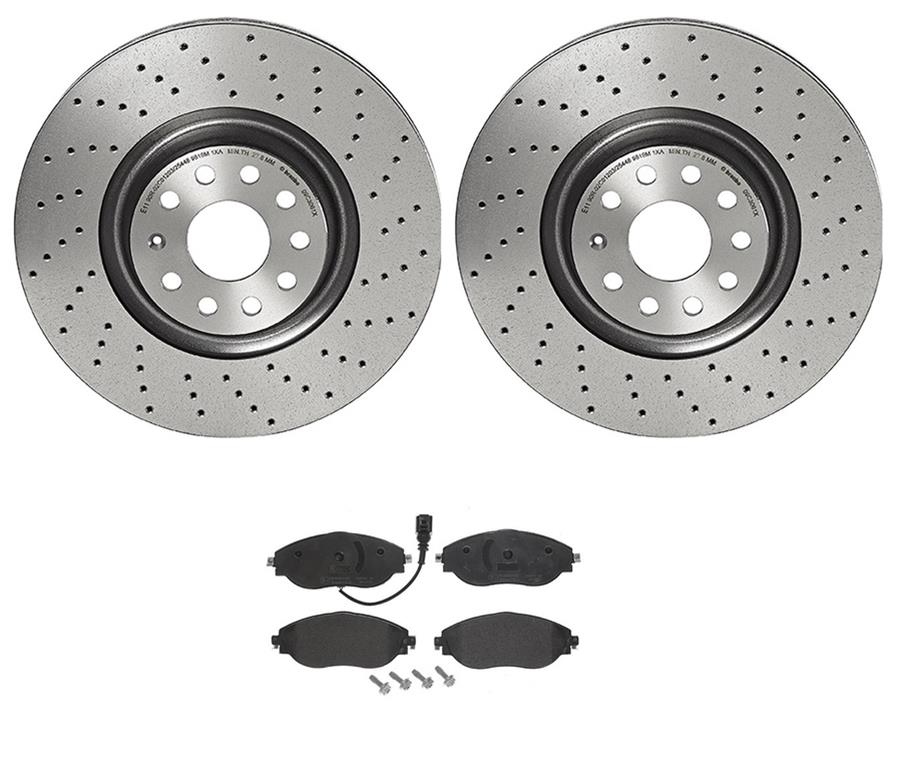 Brembo Disc Brake Pad and Rotor Kits KTX4024
